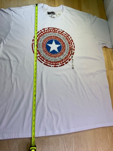 New Men's Marvel Captain America Shield Tee Sz 2X-Cool Looking!!* - Picture 3 of 4