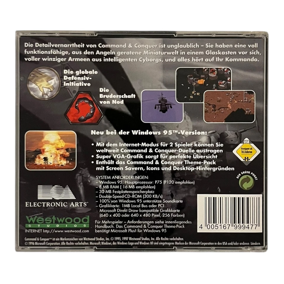 Command & Conquer: Der Tiberiumkonflikt PC CD-ROM | Game | 1996 - Bild 2 von 2