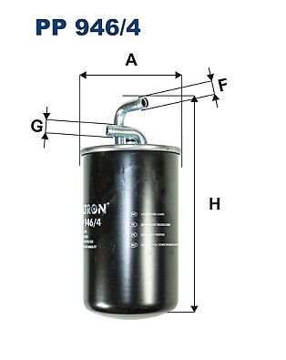Filtron PP 946/4 Kraftstofffilter FÜR Chrysler Dodge Jeep-image