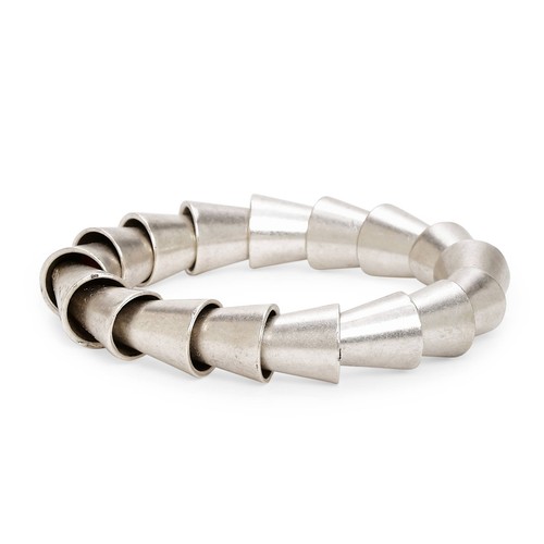 Handmade Pewter Bracelet - Picture 2 of 5
