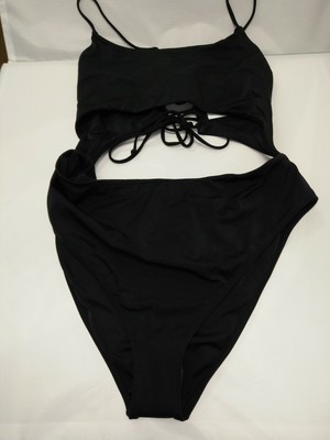 la hearts cabo zip keyhole one piece swimsuit