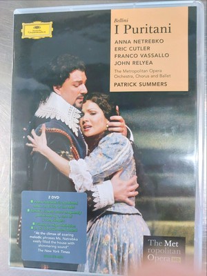 Bellini: I Puritani by Patrick Summers (2 DVD Set) Multi Region, New & Sealed