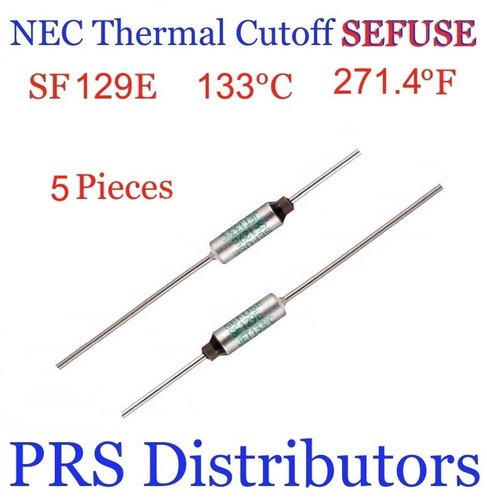 SF129E SEFUSE Cutoffs NEC Thermal Fuse 133°C 271.4°F 250V 10A New USA SELLER - Picture 8 of 8