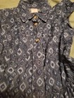 Arizona Jeans Girls Size 8 Demin Print Collared Dress Sleeveless  Button Up... — photo 2