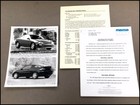 1994 Mazda Mx-3 Mx3 Original Photo and Press Release Brochure and Specs