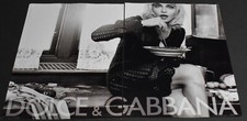 2010 Print Ad Madonna Washing Dishes Dolce & Gabbana Dress Fashion Feminine art