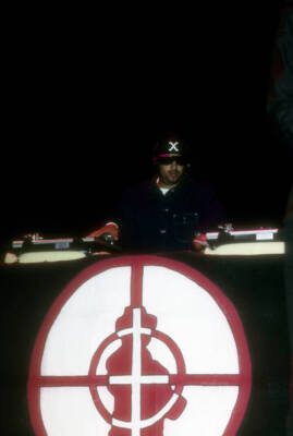 Terminator X and Rap Group Public Enemy appear at the Nassau Vete - Old Photo