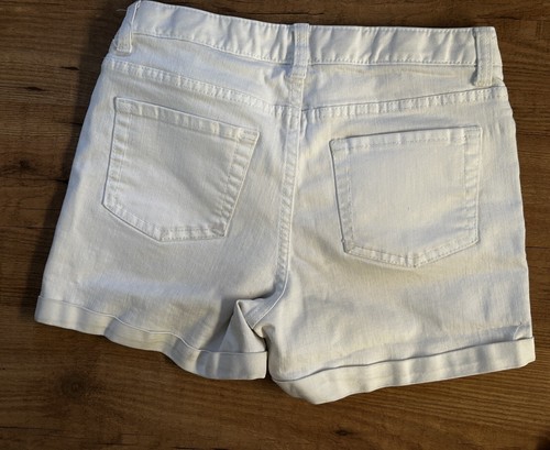 {2 FOR 1} Cat&Jack Girls USA American Flag + White Denim Shorts - Size XL 14/16 - Picture 8 of 11