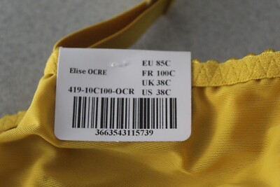 Soutien-gorge Louisa Bracq Modèle Elise Tulipe - Taille 105C - Couleur Ocre - Neuf Avec étiquette
