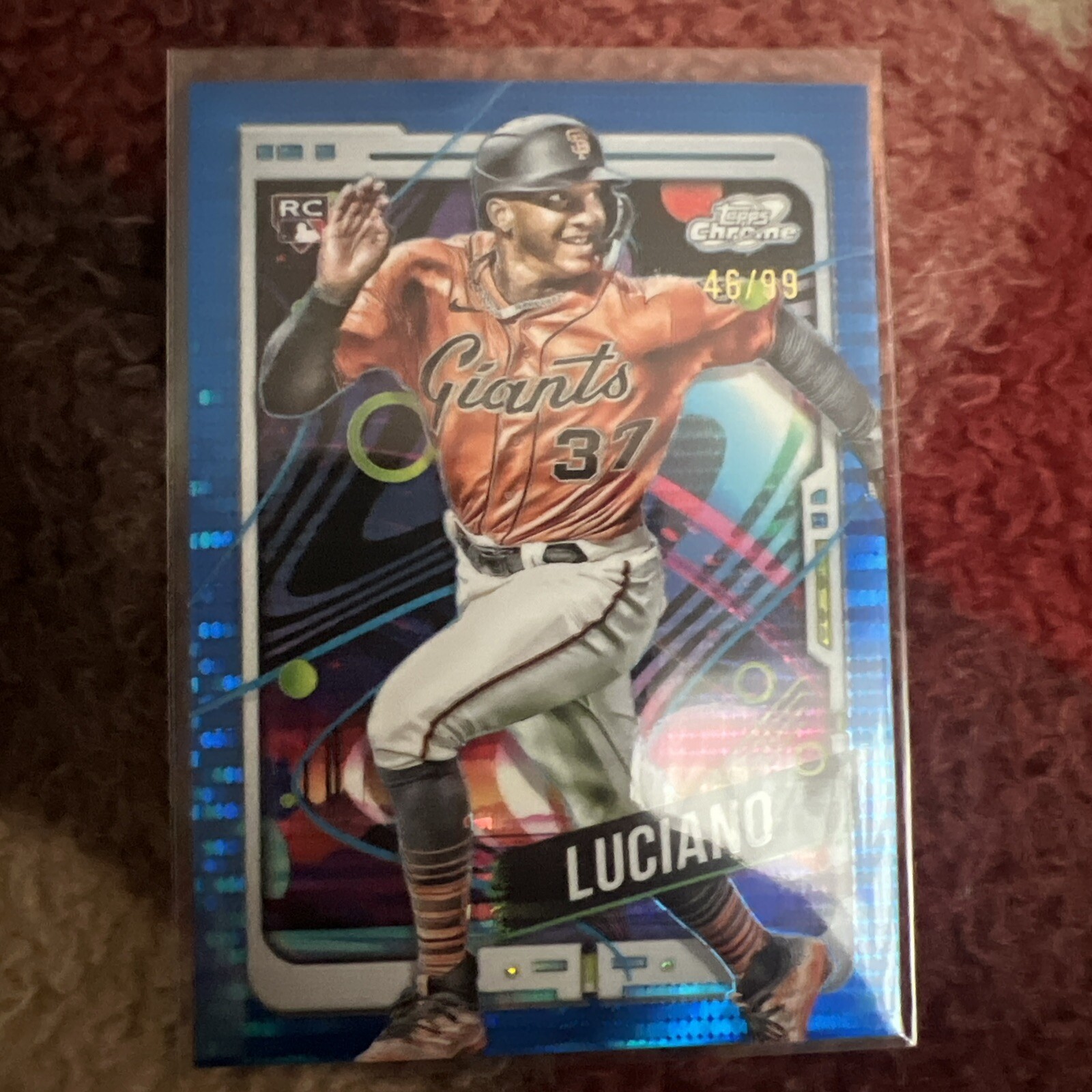 2024 Topps Chrome Cosmic Blue Moon RC Marco Luciano /99 San Francisco Giants