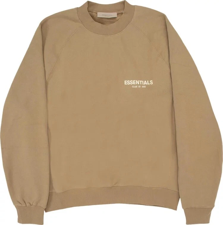 NEW FOG Fear Of God Essentials Oak Crewneck Sweatshirt Medium