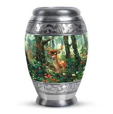 Deer Urns For Adult Male, Cremation Urns For Human Ashes, 10 Inch