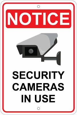 Printable Security Camera Signs