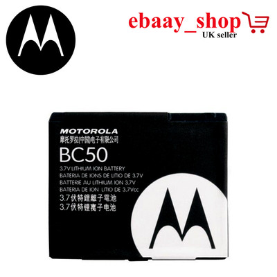 New 100% Genuine BC50 Replacement Motorola Battery For KRZR K1 L2 L6 L7  SLVR V3x UK
