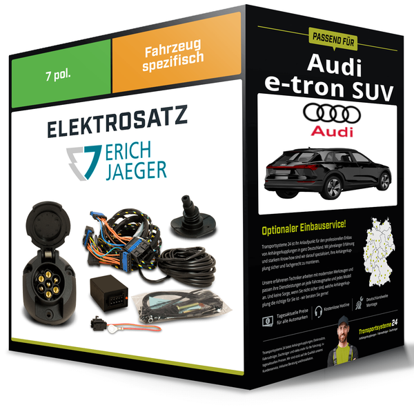 Elektrosatz 7-Pol Spezifisch für Audi E-Tron SUV 09.2018-07.2023 NEU-image