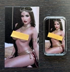 Sexy! Indian Princess 1 Oz .999 Fine Silver Colorized Bar W/ COA Only 100 Minted