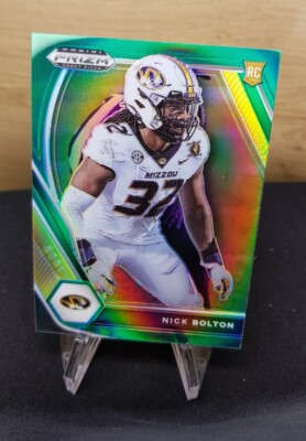 Panini 2021 Draft Picks - Nick Bolton #148 - Rookie Prizm green
