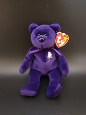 (04) Ty Beanie Baby - PRINCESS Diana Bear 1997 RARE & RETIRED 