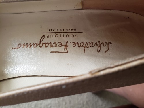 Salvatore Ferragamo LILLAZ Women KHAKY Heels 1.5 Inc Sz 9-4A UK 10 US $858 - Picture 14 of 20