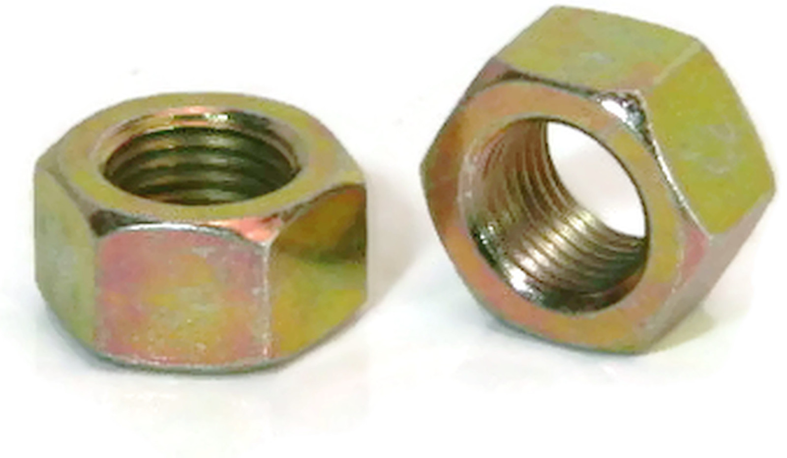Hex Finished Nuts Grade 8 Yellow Zinc UNC - 1/4"-20 - Qty-1000