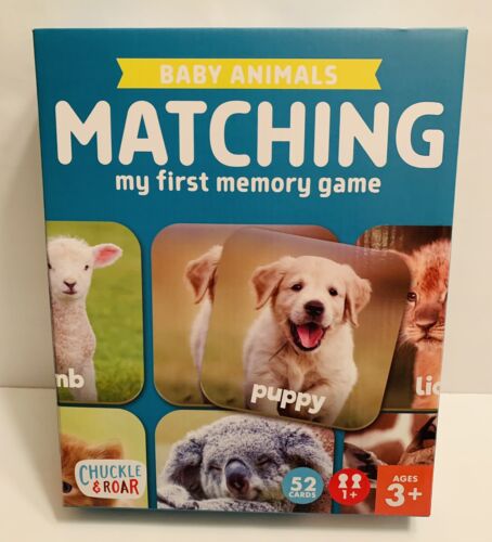 Chuckle & Roar Baby Animals Matching - My First Memory Game | eBay
