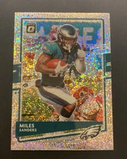 2020 Panini Donruss Optic Miles Sanders White Sparkle Prizm Philadelphia Eagles