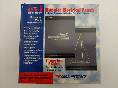 Heart Interface EVI Modular Electrical Panel Sailboat Navigation Lights Display