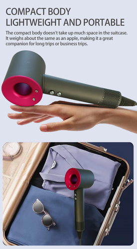 Negative Ion Supersonic Hair Dryer - HD01 HD07 230 Volt Leakage Protector - Picture 7 of 11