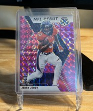2020 Mosaic Jerry Jeudy Denver Broncos NFL Debut Pink Camo Mosaic Prizm RC #267