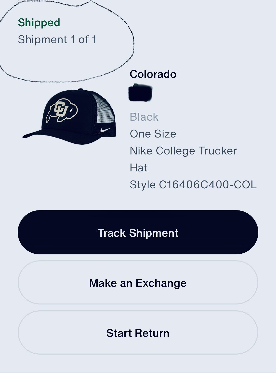 Nike Coach Prime CU Buffs Trucker Hat