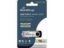 CLE USB PREMIUM USB-C 16 GO MediaRange AUTO-PROTEGEE / type c 3.0 3.2 pliable