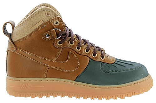 Nike Air Force 1 Duckboot Beach Tree 2011 Size 8 Used 444745-201 