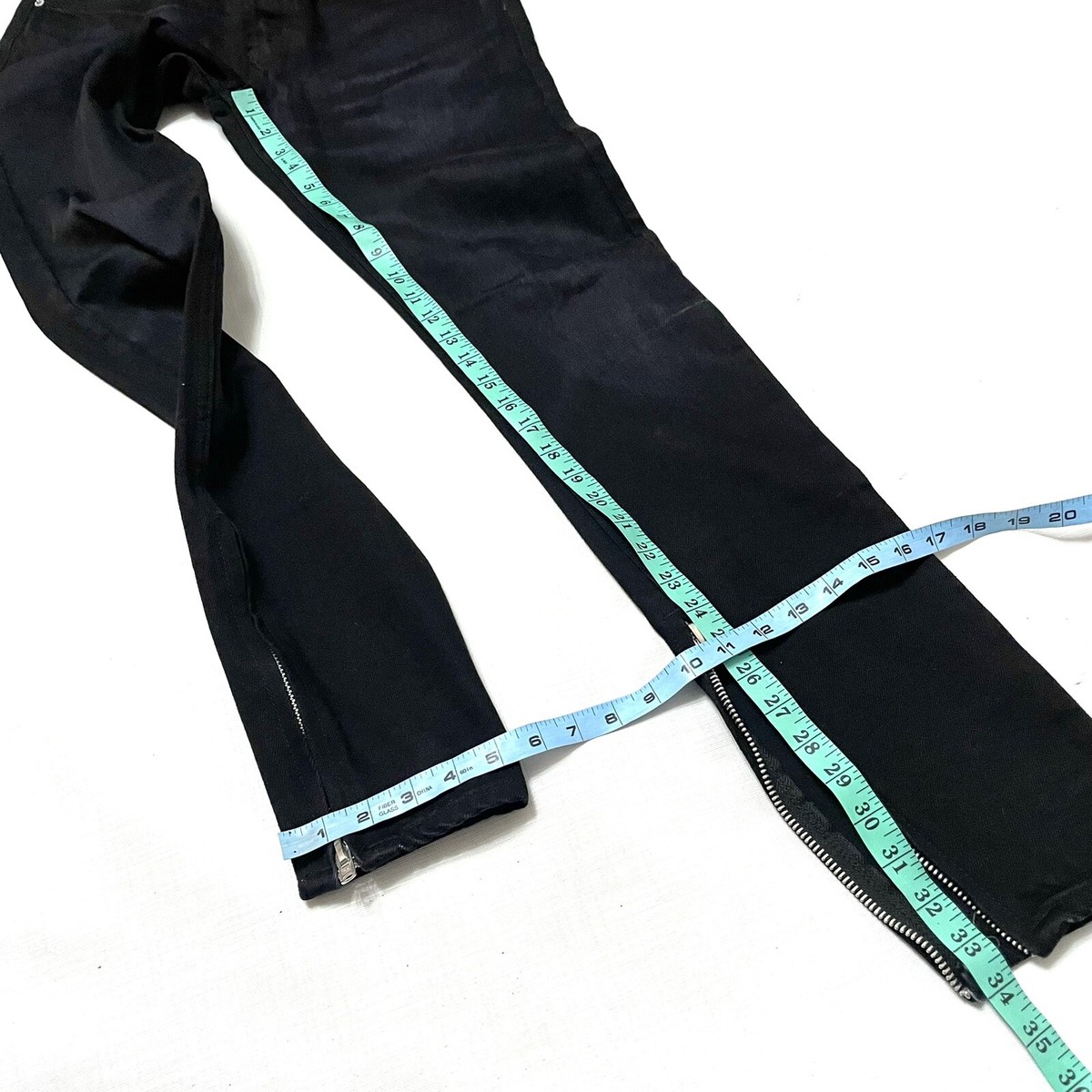 FOG Fear of God Essentials 31 x 34 Mens Jeans Skinny Leg Zip