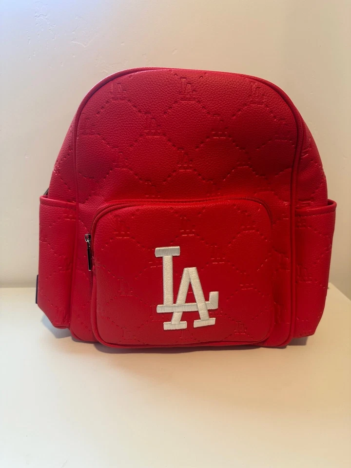 * Новый с Ярлыками * красный MLB Montana West Los Angeles Dodgers рюкзак - Изображение 4 из 4