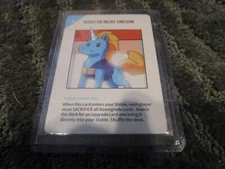 Unstable Unicorns Disaster Relief Unicorn Kickstarter Promo Card NEW