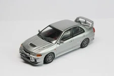BMC 1/64 Mitsubishi Lancer Evolution IV Silver Diecast Car Model Collection Toy