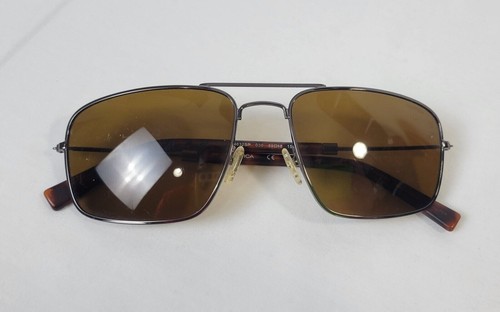 Nautica N4632SP Brown Pilot Sunglasses Mens