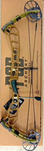 Arc à Poulies PSE Drive NXT 70# - Droitier 31" - Marron/vert - Neuf