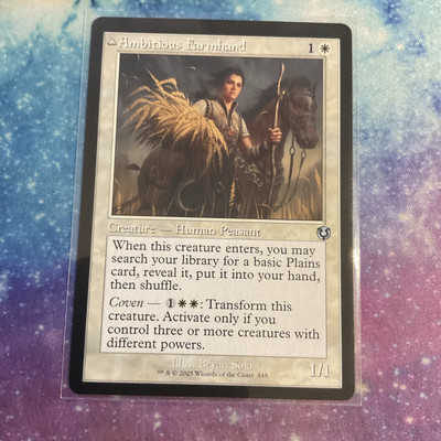 Ambitious Farmhand   Seasoned Cathar (REGULAR) x1 - MTG INR #448