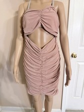 Fashion Nova Blessed By You Ruched Mini Dress