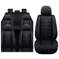 Car Seat Cover 7 Seats for Subaru Ascent, Premium Nappa Leather Sport Seat Cover
