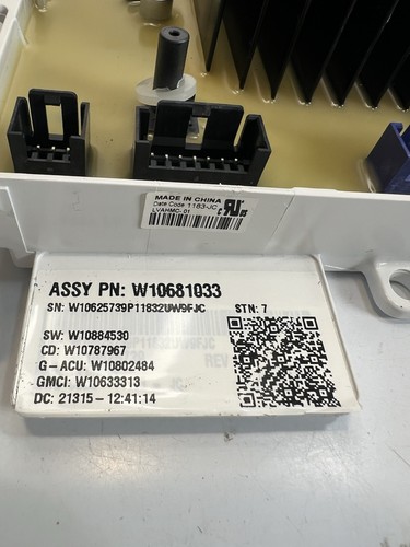 OEM Whirlpool Washer Control W10681033 Open Box - Picture 2 of 5