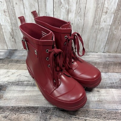 Torrid Women s Rain Boots Red Size 8WW