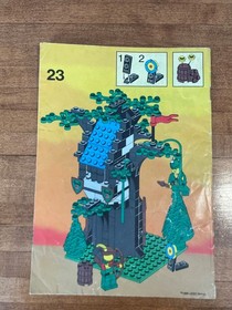 Lego - Castle - 6054 - Forestmen's Hideout - 100% Complete - Instructions