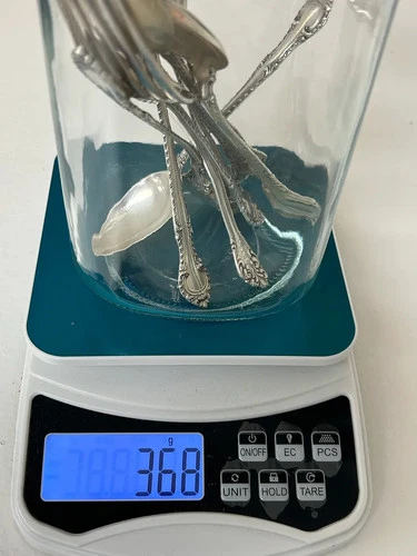 gorham sterling flatware scrap Junk silver lot 368 grams approx 10+ oz ASW