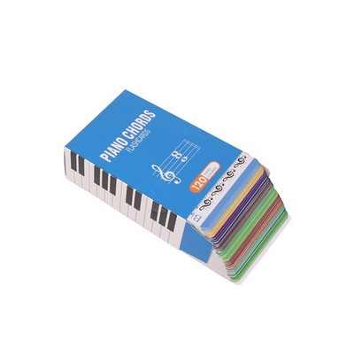 Piano Chord Card Piano Chords Chart Finger Chart 120pcs Color Coded Cards F ABHN