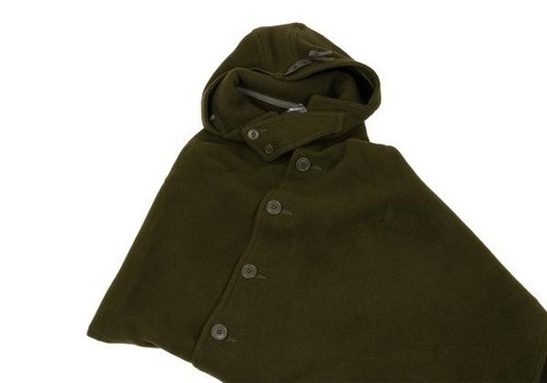 JUNYA WATANABE COMME des GARCONS Wool Wrap Poncho Coat Size S(K-156071) - Picture 3 of 12
