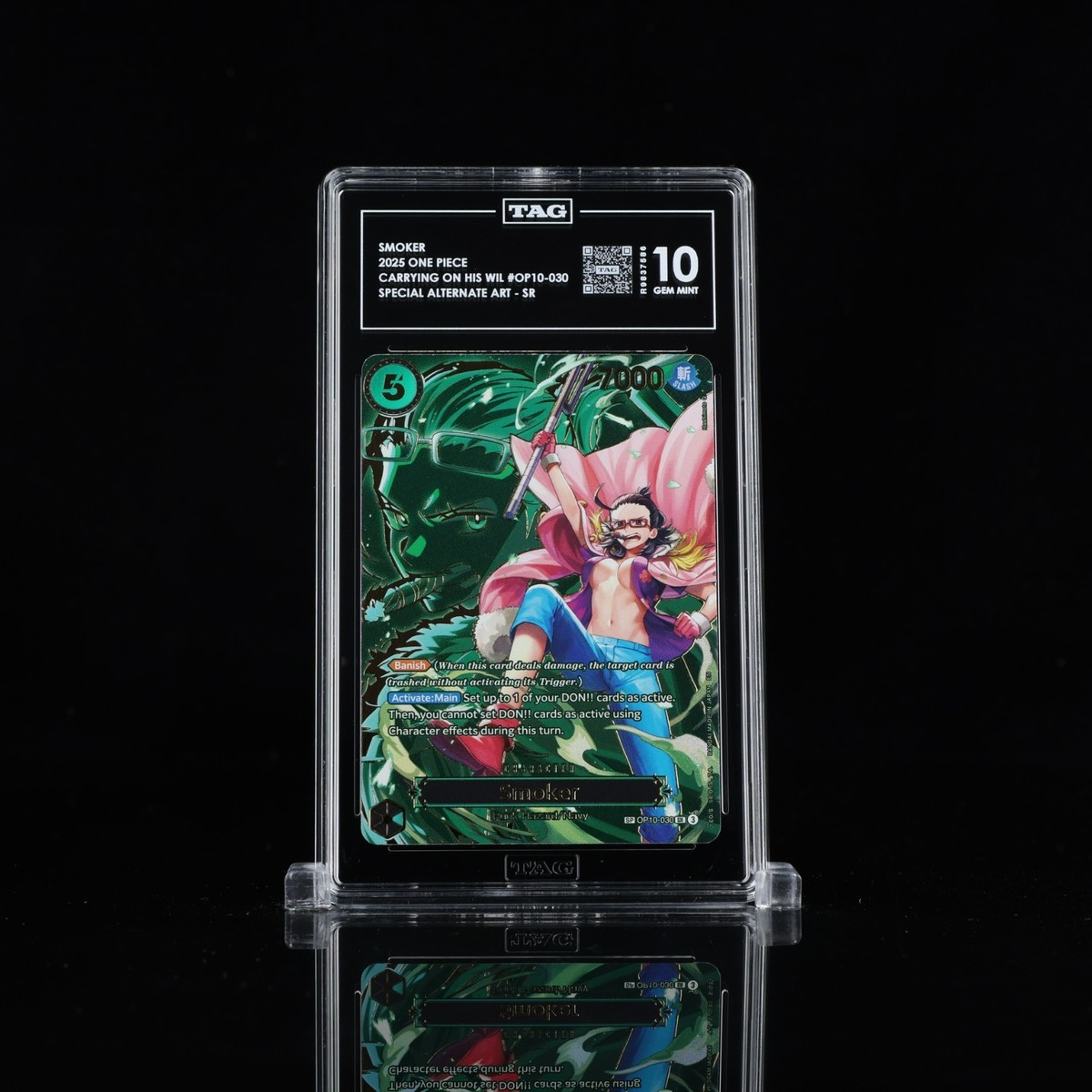 2025 ONE PIECE OP13 EN Smoker SP Alt Art OP10-030 SR TAG 10 | eBay