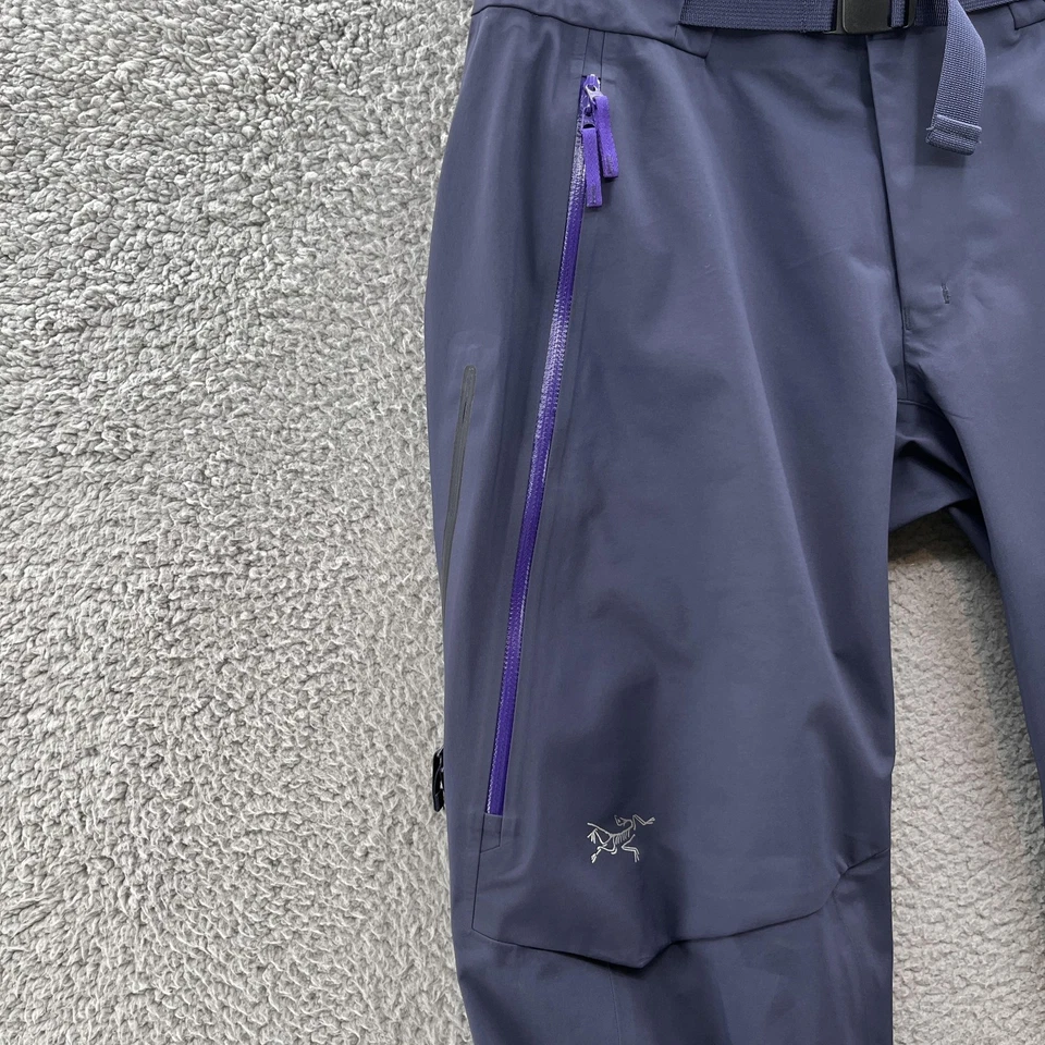 Pantalones de esquí para nieve Arc'teryx GORE-TEX para mujer 6 cortos azul marino impermeable concha snowboard Foto 2 de 4