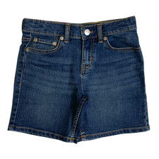 Levi's Girls Girlfriend Midi Comfort Stretch Adjustable Waist Denim Shorts